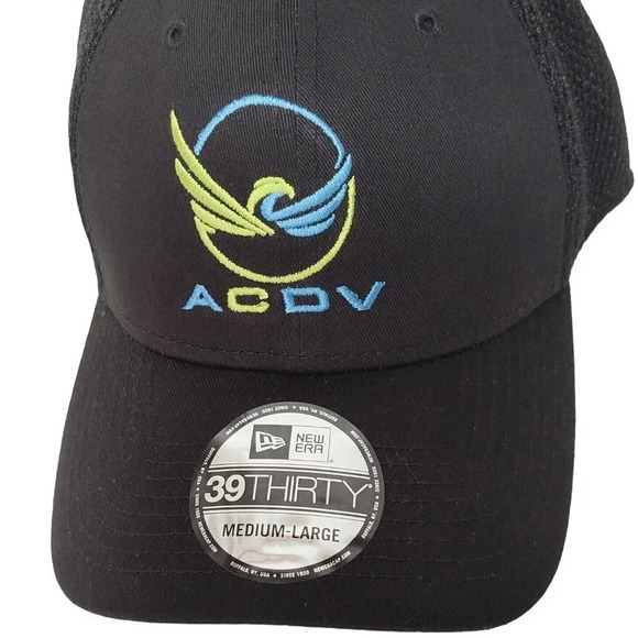 New Era 39 Tthirty ACDV Logo Baseball Trucker Cap Hat Adult Size M/L Fitted - Picture 2 of 7